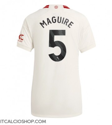 Manchester United Harry Maguire #5 Terza Maglia Femmina 2023-24 Manica Corta